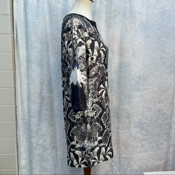 Emma Cook Silk Blend Shift Dress w 3/4 Sleeves - Picture 6 of 10